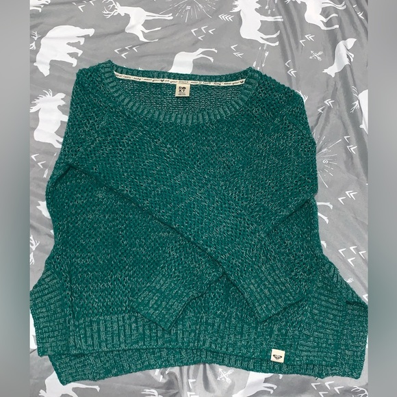 knit green sweater from Roxy! - Picture 1 of 3